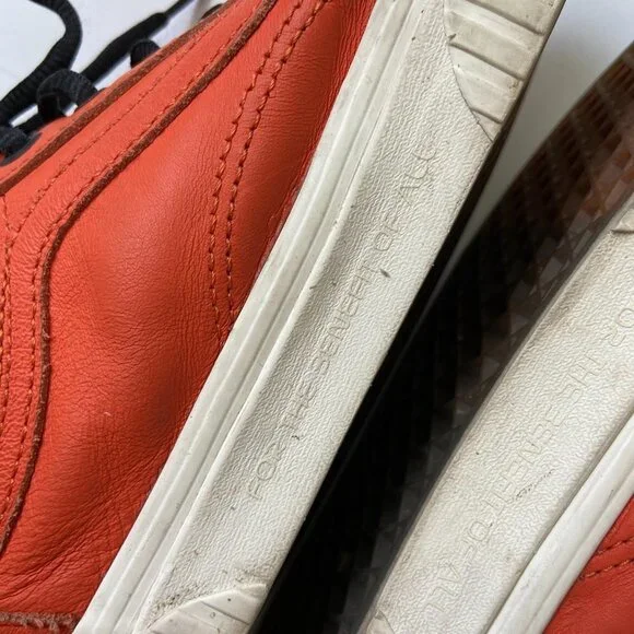 Vans X NASA Old Skool Space Voyager Orange Lace Up Low Top Sneaker Shoes SZ 7.5 - Picture 9 of 12
